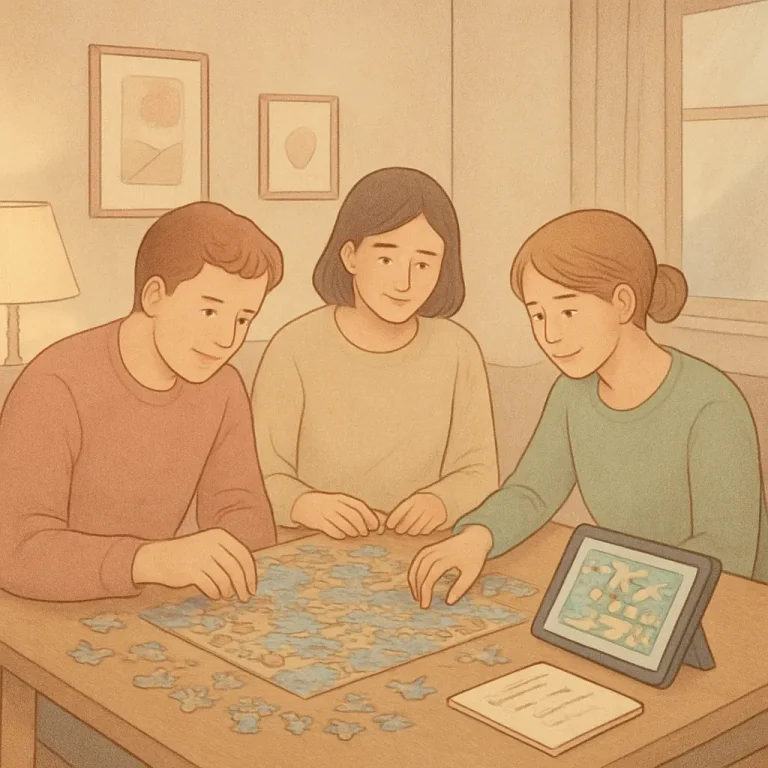 Calm Multiplayer Puzzle Experiences: Cooperative and Low-Stress Competitive Games