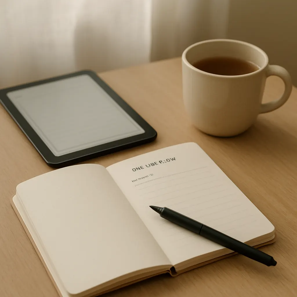 A Minimalist Puzzle Journal: What to Track in 5 Lines per Day